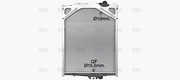 AVA Coolant Radiator VL2107