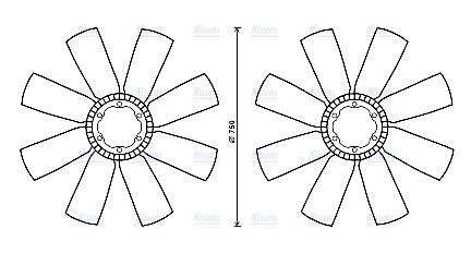 AVA Fan clutch VLB070