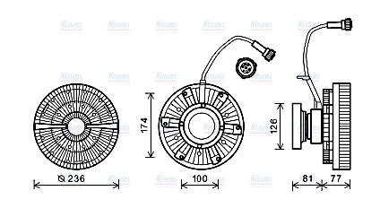 AVA Cooling Fan Clutch VLC056