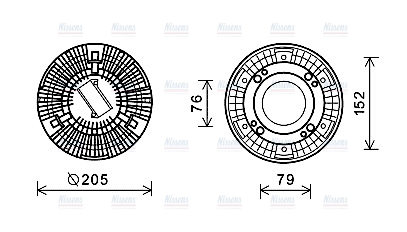 AVA Cooling Fan Clutch VLC058