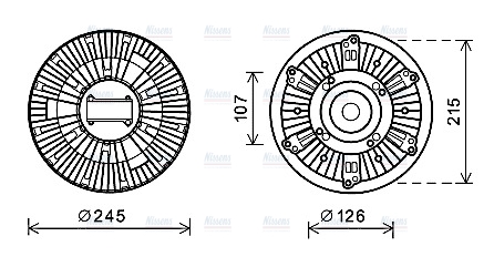 AVA Cooling Fan Clutch VLC065
