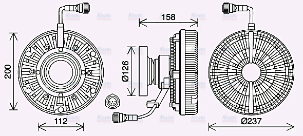 AVA Cooling Fan Clutch VLC093
