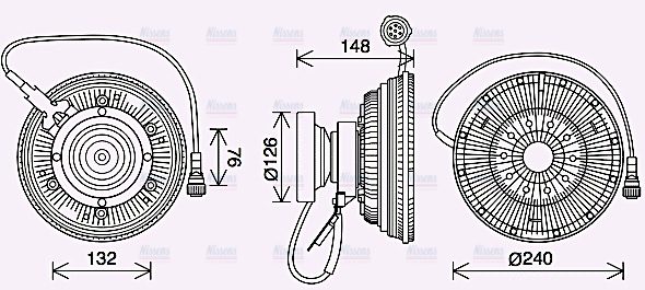 AVA Cooling Fan Clutch VLC094