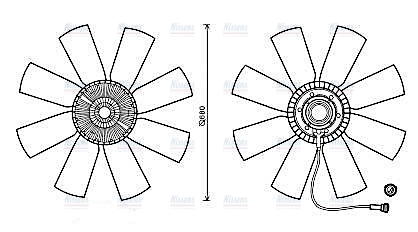 AVA Fan clutch VLF068