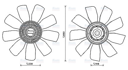AVA Fan clutch VLF079