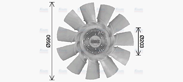 AVA Fan clutch VLF172
