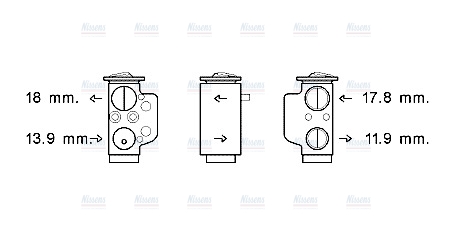 AVA Aircon Expansion Valve VN1367