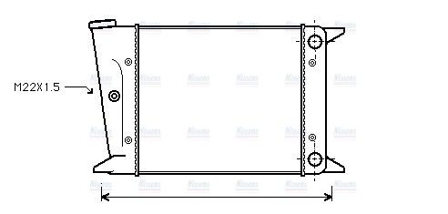 AVA Coolant Radiator VN2002