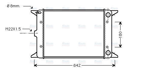 AVA Coolant Radiator VN2023