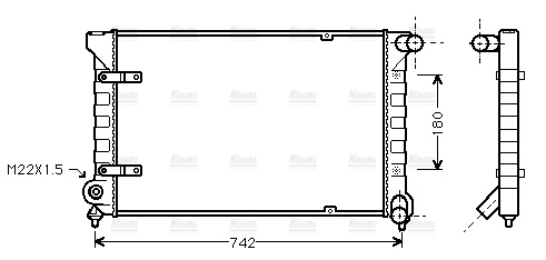 AVA Coolant Radiator VN2042