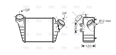 AVA Charge Air Intercooler VN4219