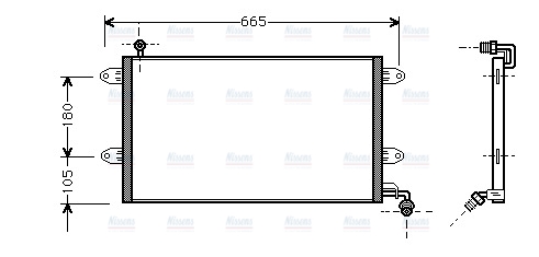 AVA Aircon Condenser VN5137