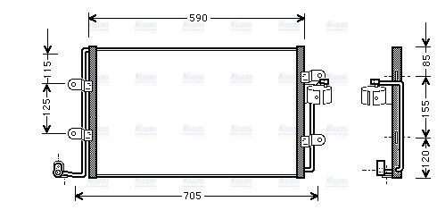 AVA Aircon Condenser VN5176