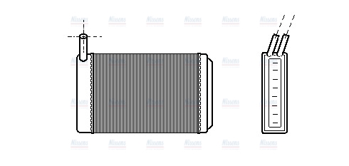 AVA Cabin Heater Core VN6061