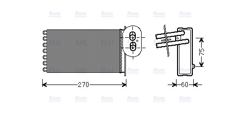 AVA Cabin Heater Core VN6296