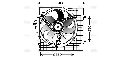AVA Radiator Cooling Fan VN7506