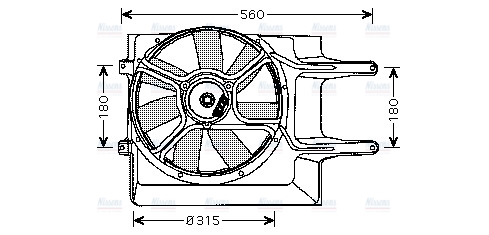AVA Radiator Fan VN7509