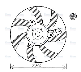 AVA Radiator Cooling Fan VN7527