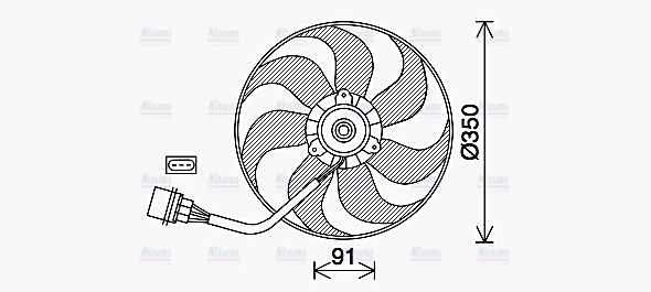 AVA Radiator Fan VN7540