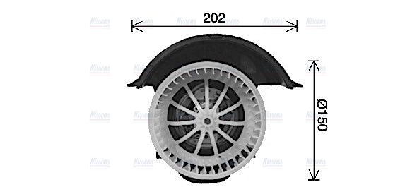 AVA Cabin Fan Blower Motor VN8409