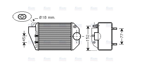 AVA Charge Air Intercooler VNA4221
