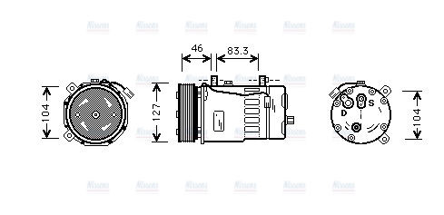 AVA Aircon Compressor VNAK050