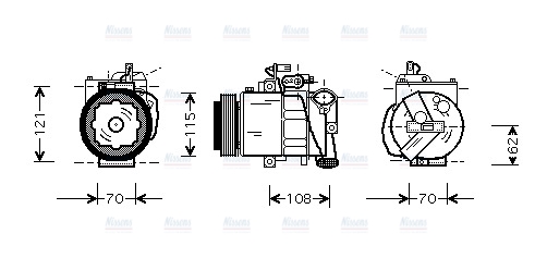AVA Aircon Compressor VNAK064
