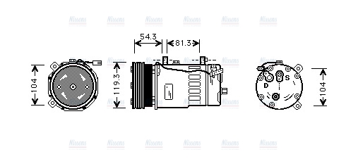 AVA Aircon Compressor VNAK280