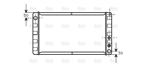 AVA Coolant Radiator VO2055