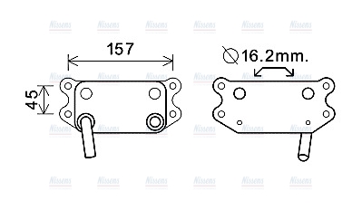 AVA Oil Cooler VO3154