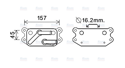 AVA Oil cooler VO3159
