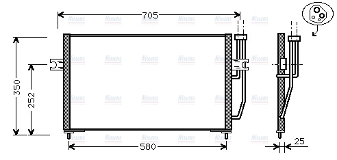 AVA Aircon Condenser VO5128