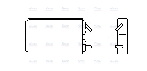 AVA Cabin Heater Core VO6041