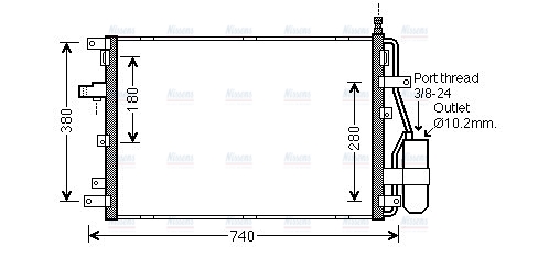 AVA Aircon Condenser VOA5158D