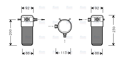 AVA Aircon Receiver Dryer Filter VOD099