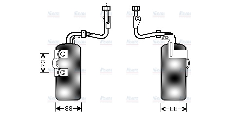 AVA Aircon Receiver Dryer Filter VOD126