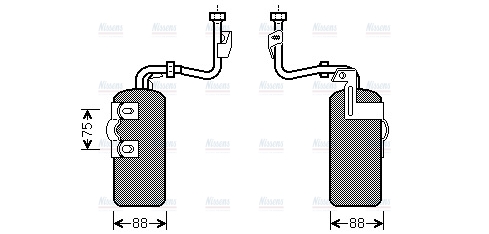 AVA Aircon Receiver Dryer Filter VOD165
