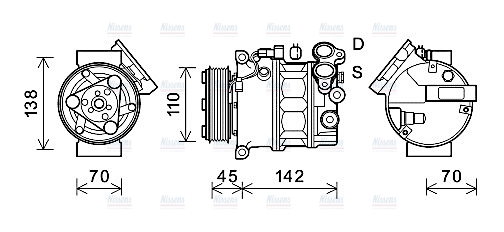 AVA Aircon Compressor VOK192