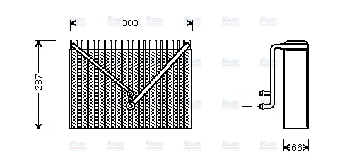 AVA Aircon Evaporator VOV106