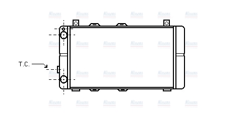 AVA Coolant Radiator WG2003