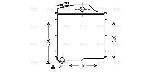 AVA Coolant Radiator ZR2001