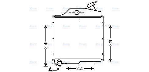 AVA Coolant Radiator ZR2003