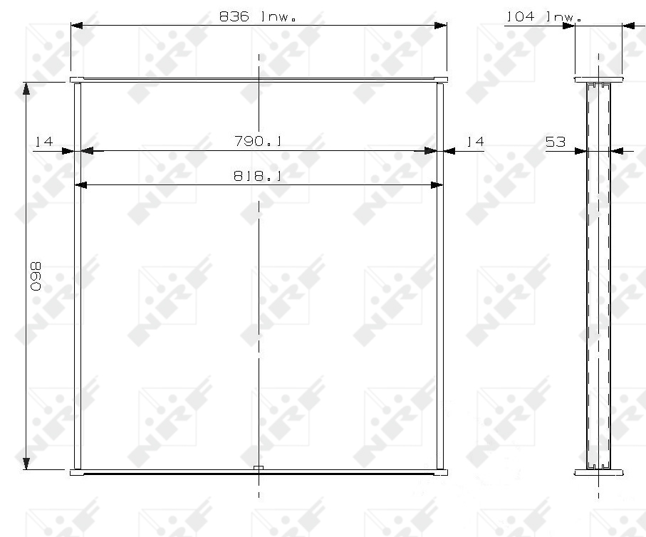 NRF SERP CORE CU MERCEDES – 14268