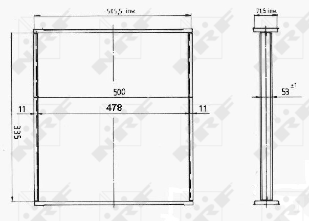 NRF SERP CORE CU TOYOTA – 14604