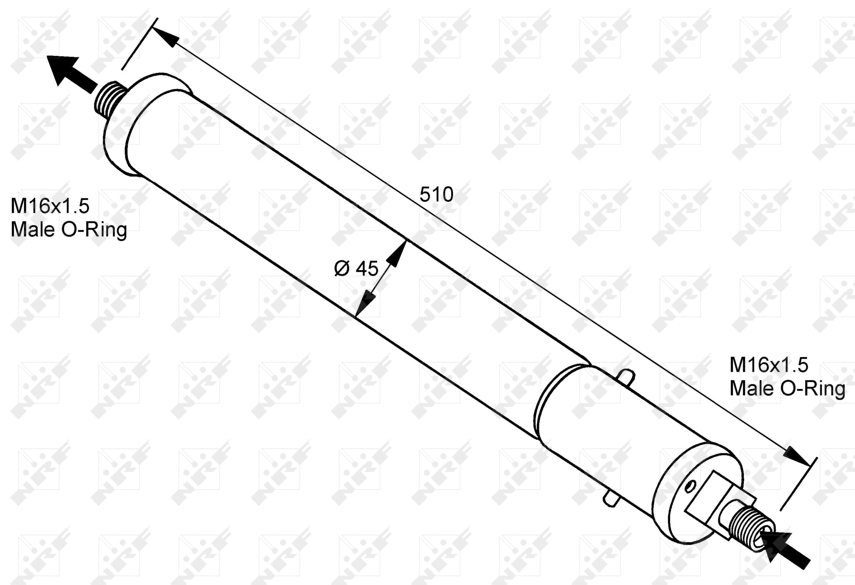 NRF 33100 Air-con Receiver Dryer