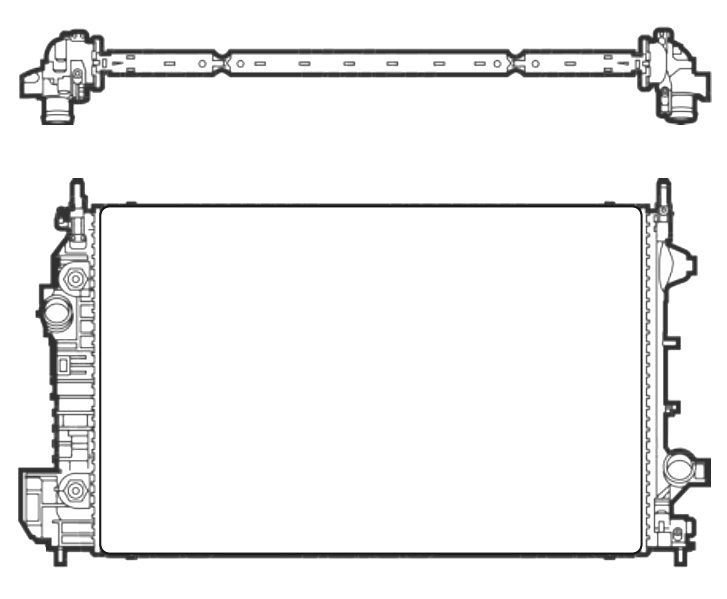 NRF 53134 Engine Coolant Radiator