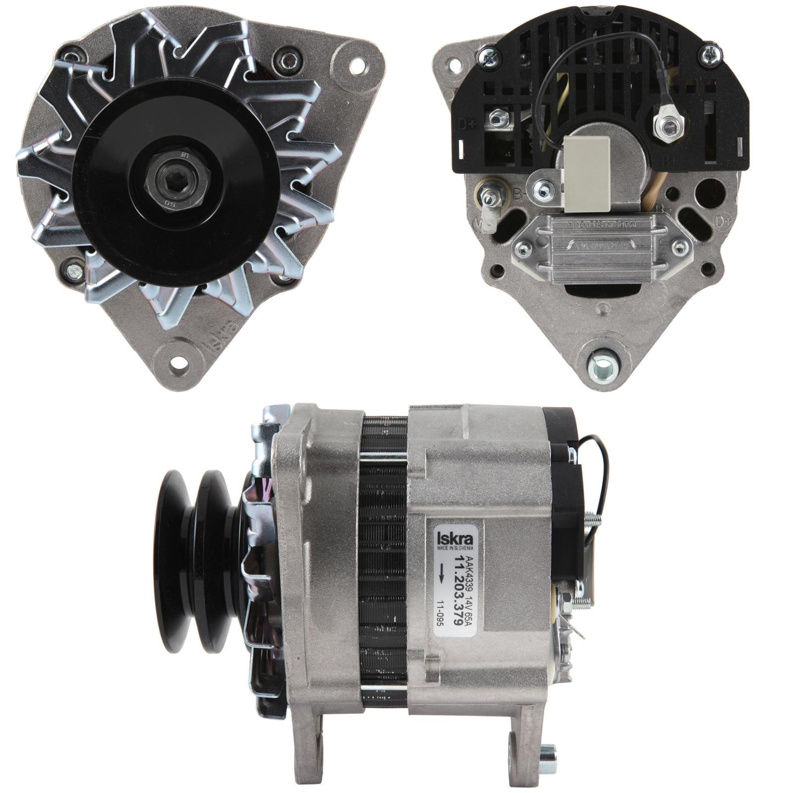 Mahle New Alternator Perkins 65A MG330