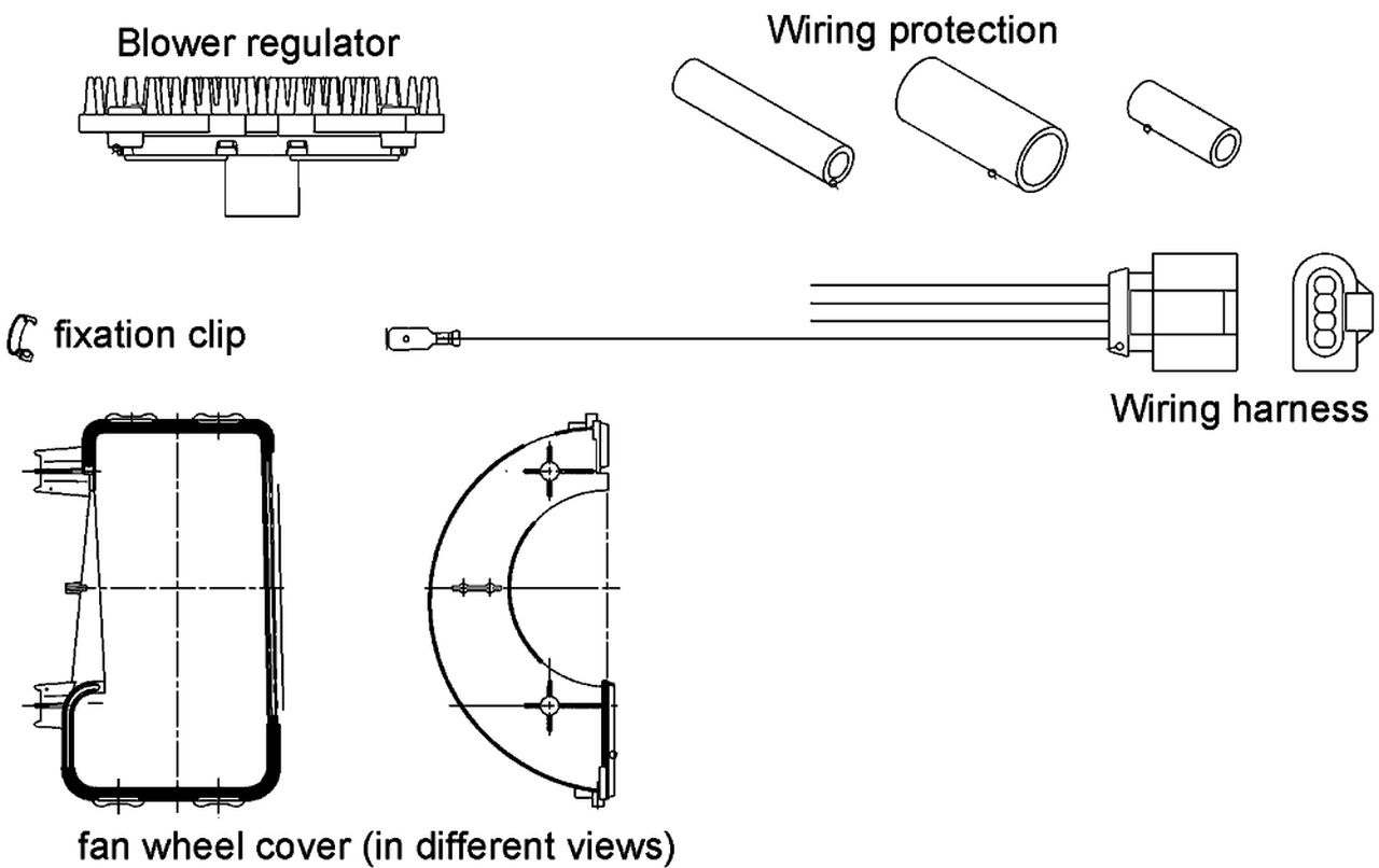 MAHLE Truck/Bus Aircon blower regulator and resistor ABR23000P