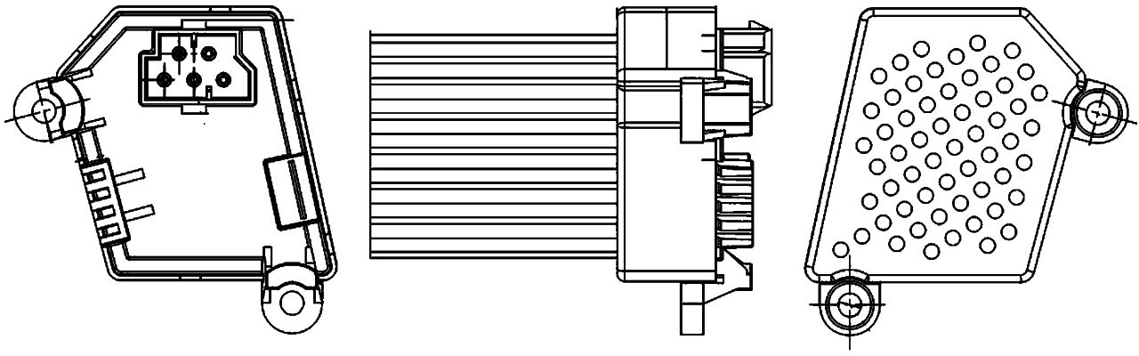 MAHLE PC Aircon blower regulator and resistor ABR33000S
