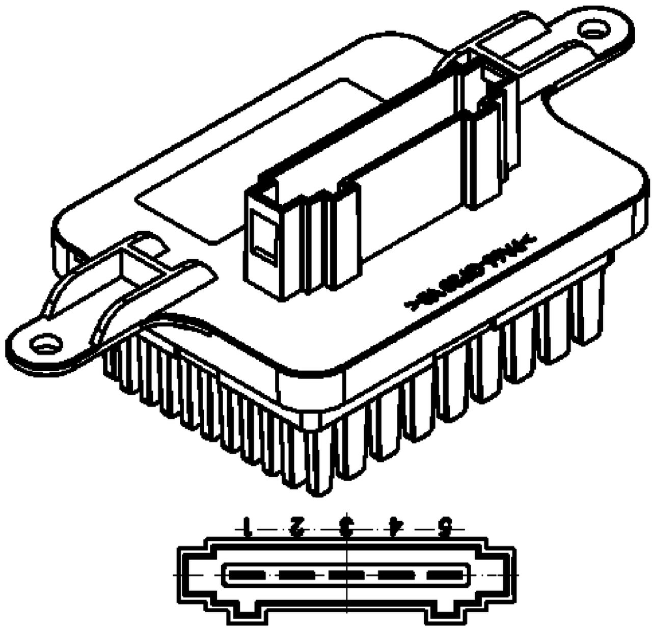 MAHLE PC Aircon blower regulator and resistor ABR59000P